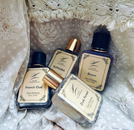 Pack of four - 50ml spray perfumes