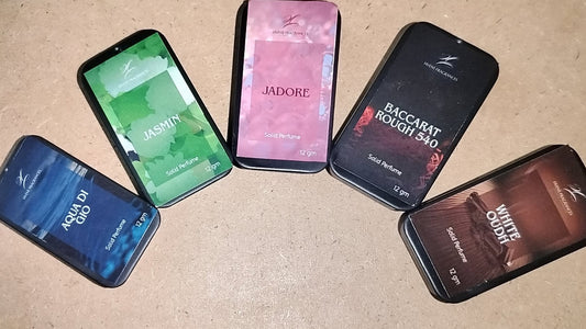 Luxury Solid Perfume Combo- Inspired by Iconic Fragrances | Set of 5 by Hvens Fragrance